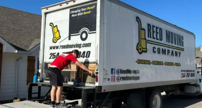 Interstate moving truck ready for a cross-state move