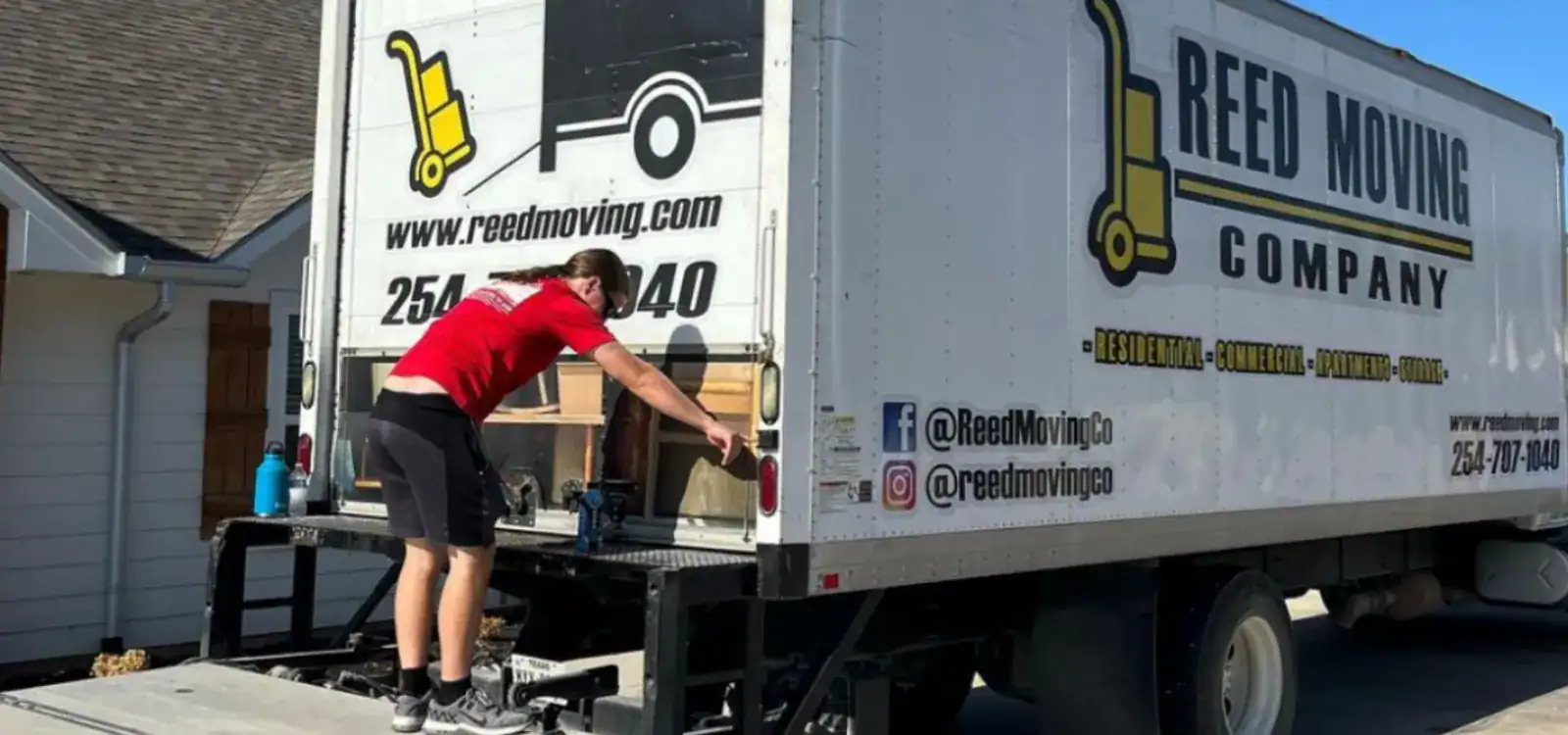 Reed Moving Company moving truck